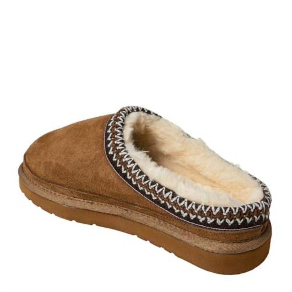 Lamo Women's Slip-on Slippers JULES Chestnut Leather Sz. 7 US 38 EU NEW~~EW2350 - Picture 12 of 15